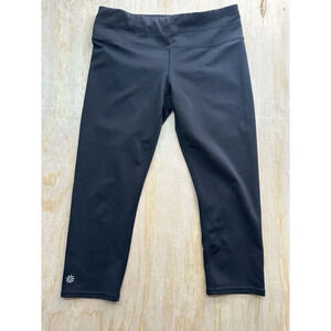 Athleta Women’s Yoga Leggings Size M Black Cropped Body